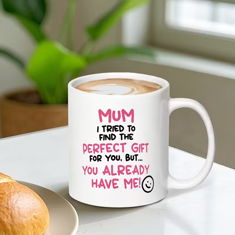Coffee Tea Font - 1 tasse amusante pour maman -