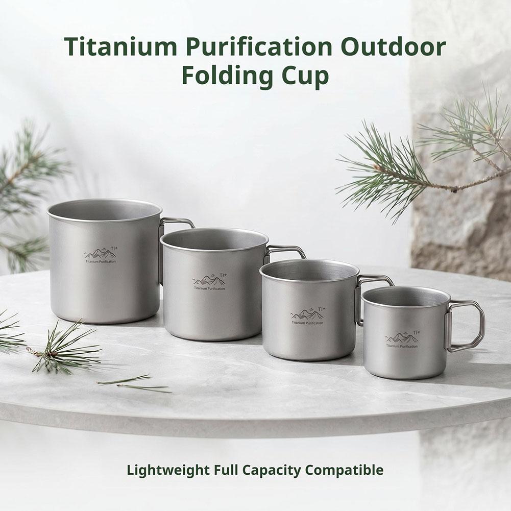 Coffee Tea Exchange - Tasse de camping en acier inoxydable