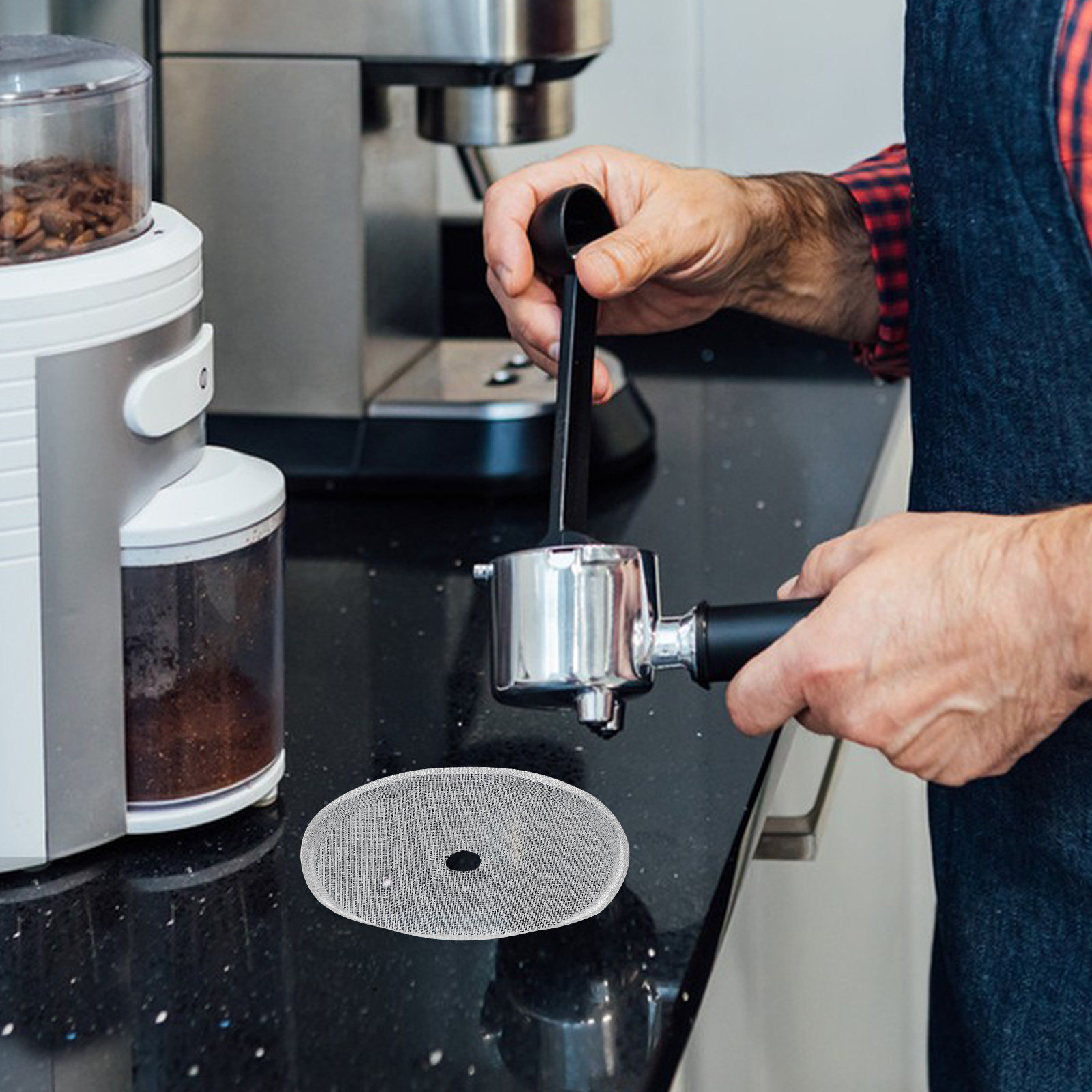 Coffee Tea Replacement - 5 filtres robustes en acier inoxydable