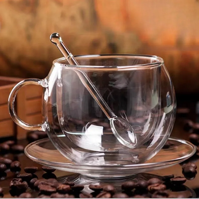 Coffee Tea Vodka - 150/300ml Double fond mur verre tasse
