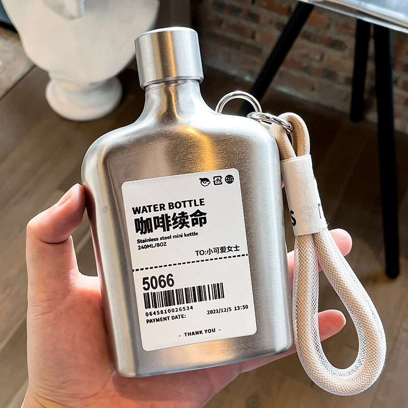 Coffee Tea Vodka - Flcopropriété de Vodka en Acier Inoxydable,