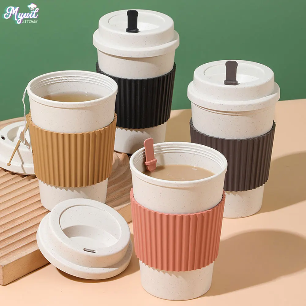 Coffee Tea Exchange - Tasses à café avec couvercles de