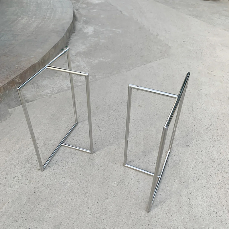 Coffee Tea Font - Pied de table en acier inoxydable,