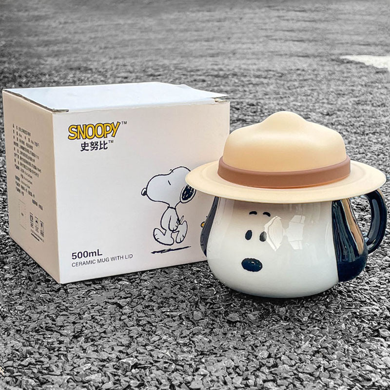 Coffee Tea Friends - Tasse en céramique Snoopy, tasse à