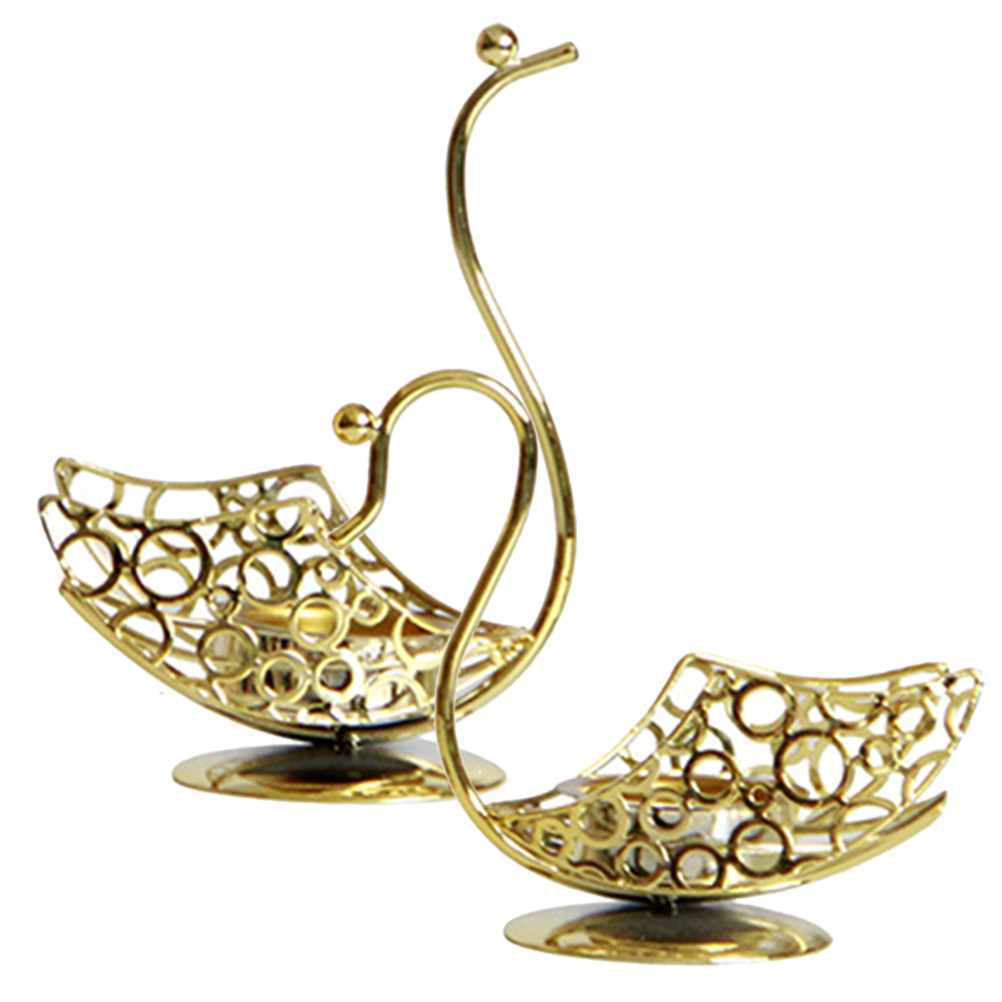 Coffee Tea Library - 1 Paire de Statues de Cygnes