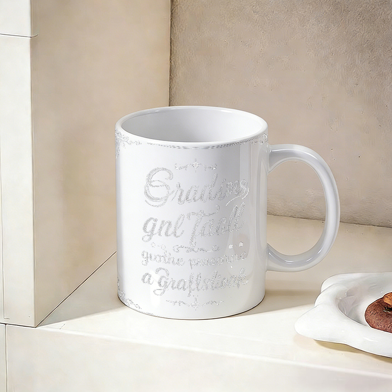 Mug en céramique à motif décor - Coffee Tea Font avis et prix