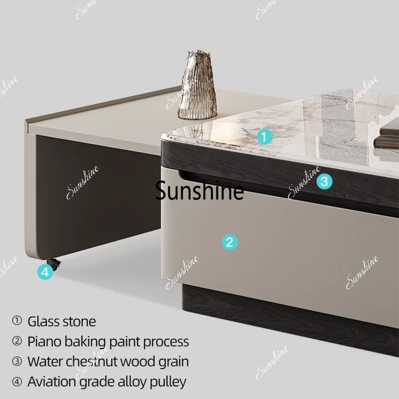 YYModern Table basse extensibl - Coffee Tea Drawing avis et prix