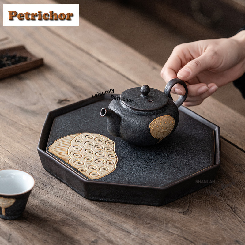 Plateau à thé octogonal en dos - Coffee Tea Drawing avis et prix