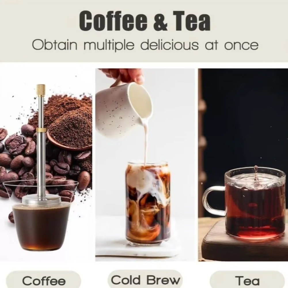 Infuseur à thé et café à press - Coffee Tea Press avis et prix