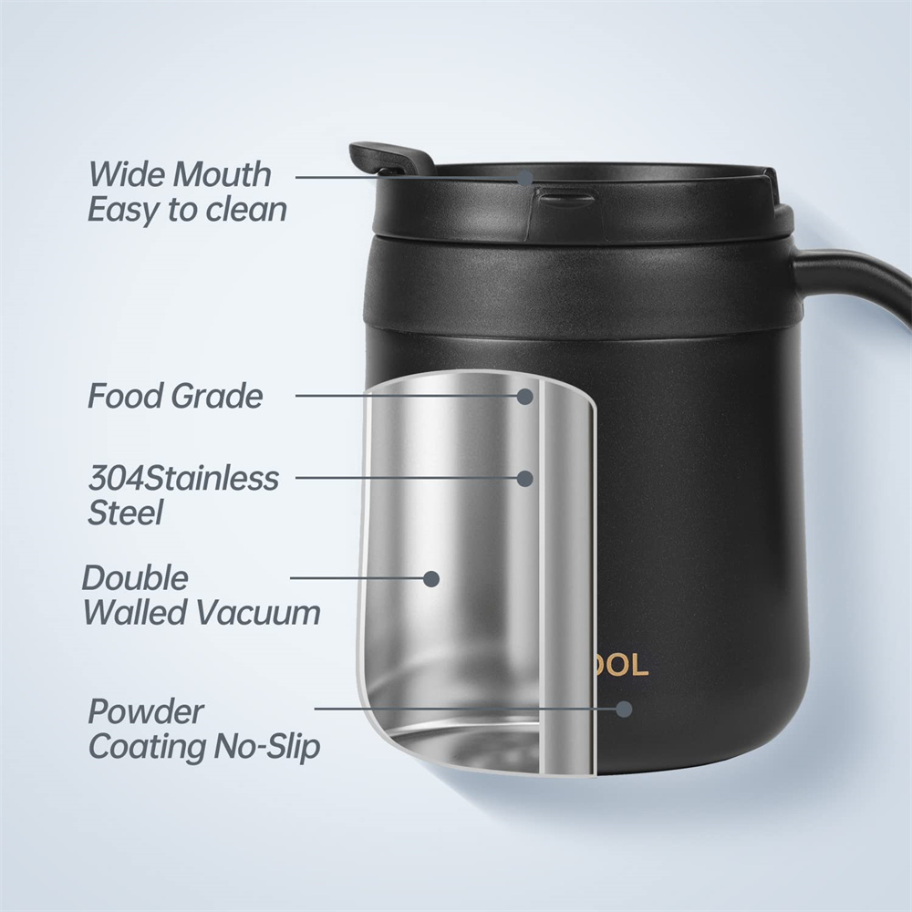 Tasse à café isolée avec poign - Coffee Tea Exchange avis et prix