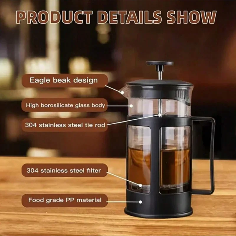 Cafetière à pression française - Coffee Tea Press avis et prix