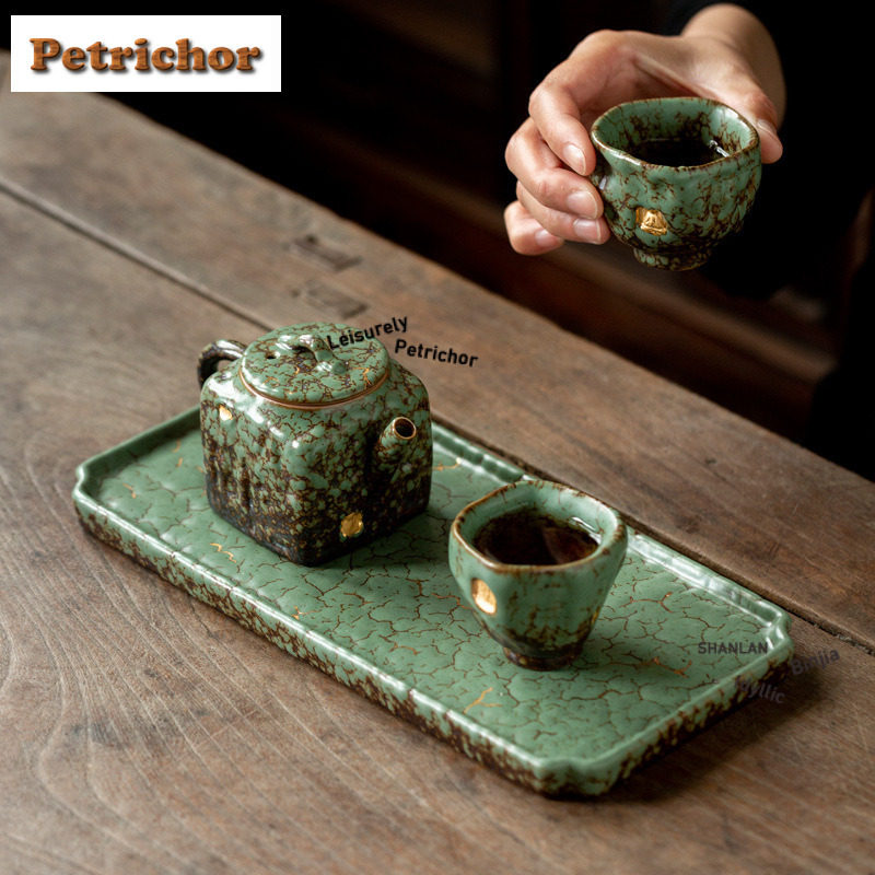Four à dessin doré, plateau à  - Coffee Tea Drawing avis et prix