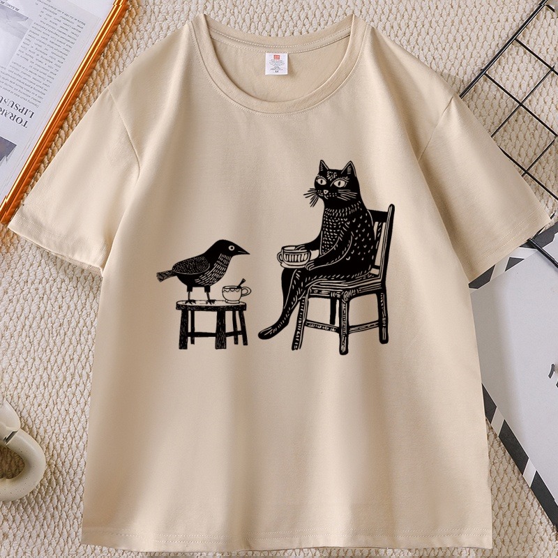 T-shirt graphique « Café et th - Coffee Tea Drawing avis et prix
