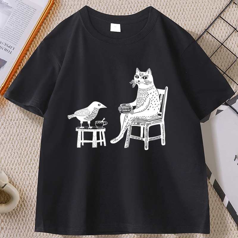 T-shirt graphique « Café et th - Coffee Tea Drawing avis et prix